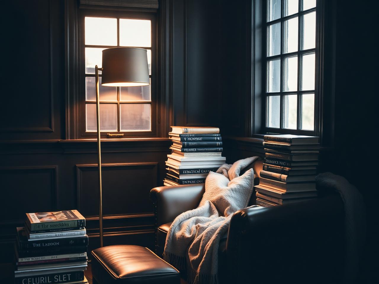 A quiet reading corner inside an Aurea residence